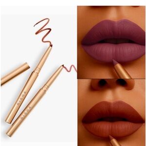 BISHA Lip Liner Duo - Warm Brown and Plum, San tropes , st. Barths